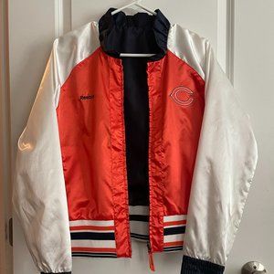 Women's Reebok Chicago Bears Reversible Cheer Bomber Jacket